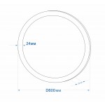 Зеркало Континент Mars Infinity LED круглое Зеркало Континент Mars Infinity LED круглое